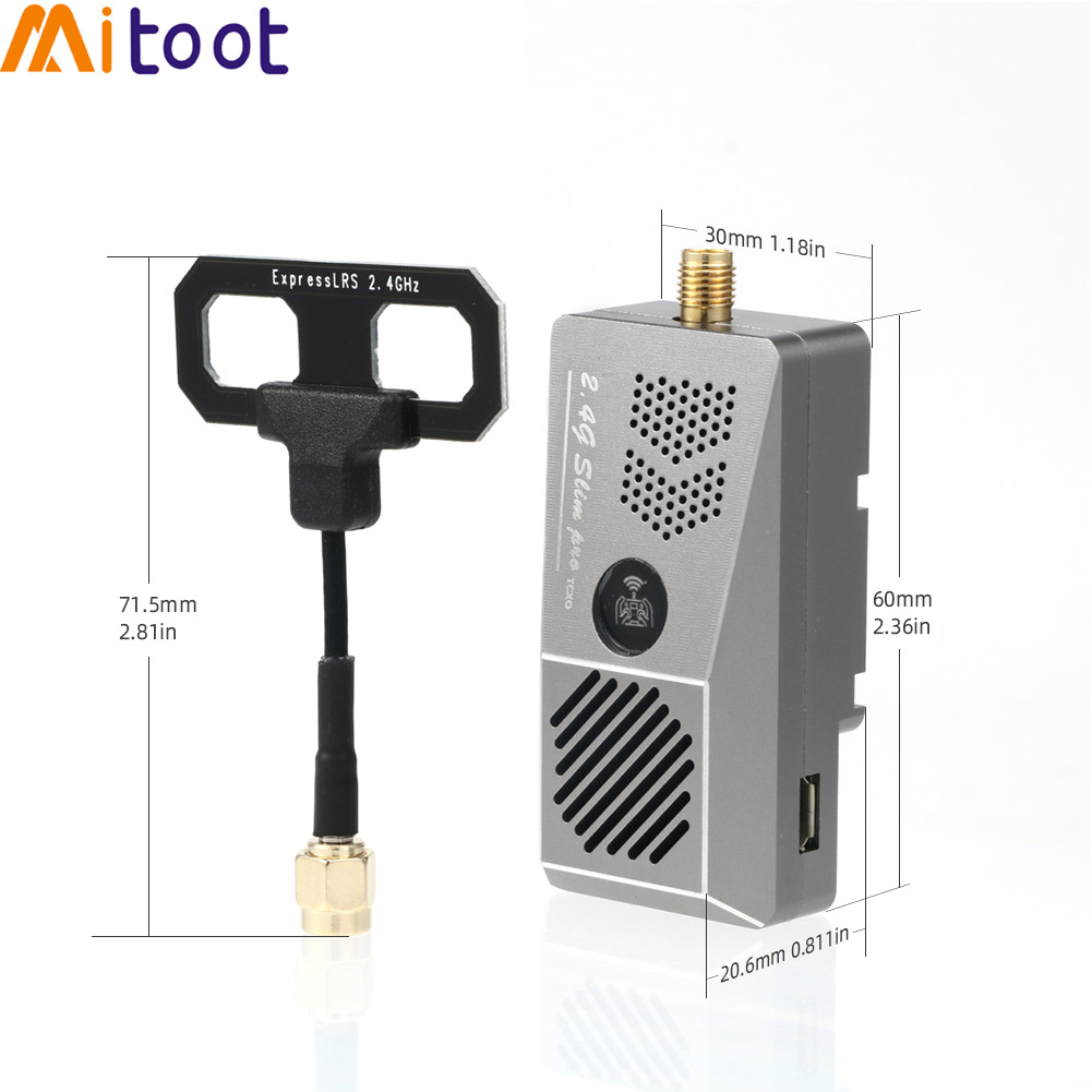 Happymodel Expresslrs Elrs Es24Tx Pro 1000Mw - Happymodel 2.4G ExpressLRS ELRS ES24TX Slim