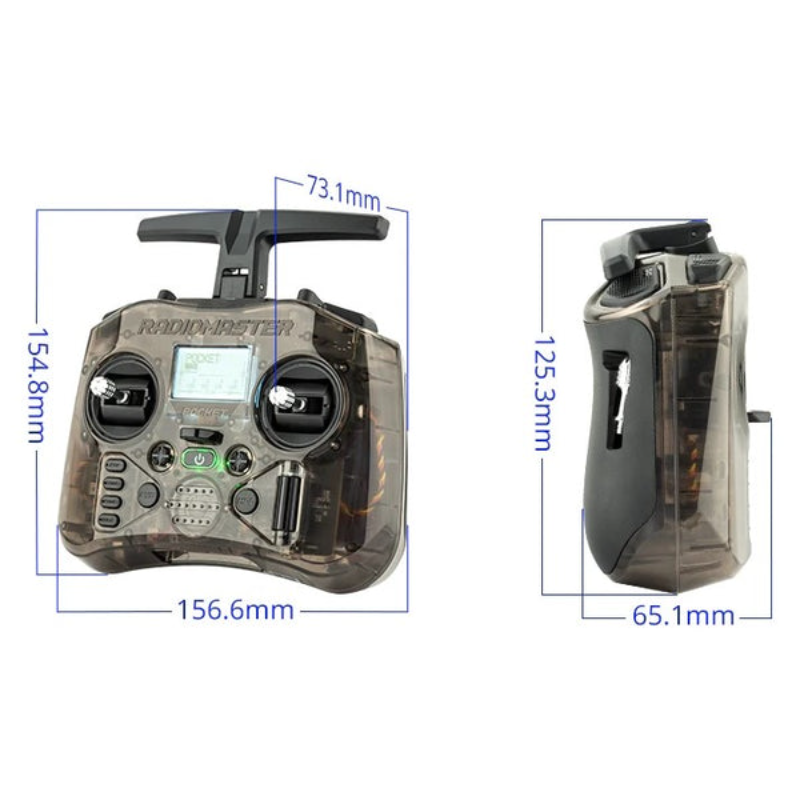 ELRS FCC Mod 2 Mesh Kılıf Şeff - Radiomaster Pocket Elrs M2 incelemesi ve fiyatı