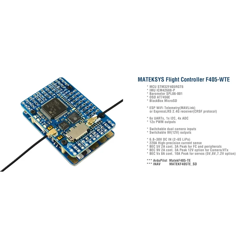SkyDElFor MATEK Mateksys F405- - Mateksys Flight Controller F405 Wte incelemesi ve fiyatı