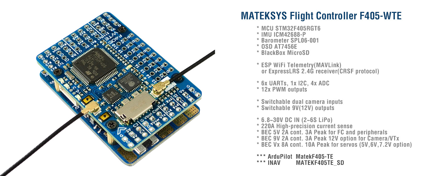 Matek Mateksys Uçuş Kontrol Ci - Mateksys Flight Controller F405 Wte incelemesi ve fiyatı