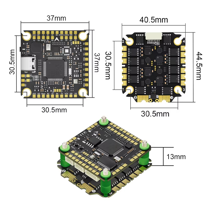 Aocoda-RC F465S V4 Stack F405  - Speedybee F405 V4 Bls 55A Stack incelemesi ve fiyatı