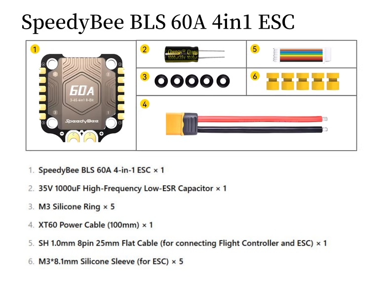 SpeedyBee F4 F405 V4 55A BLS 3 - Speedybee F405 V4 Bls 55A Stack incelemesi ve fiyatı